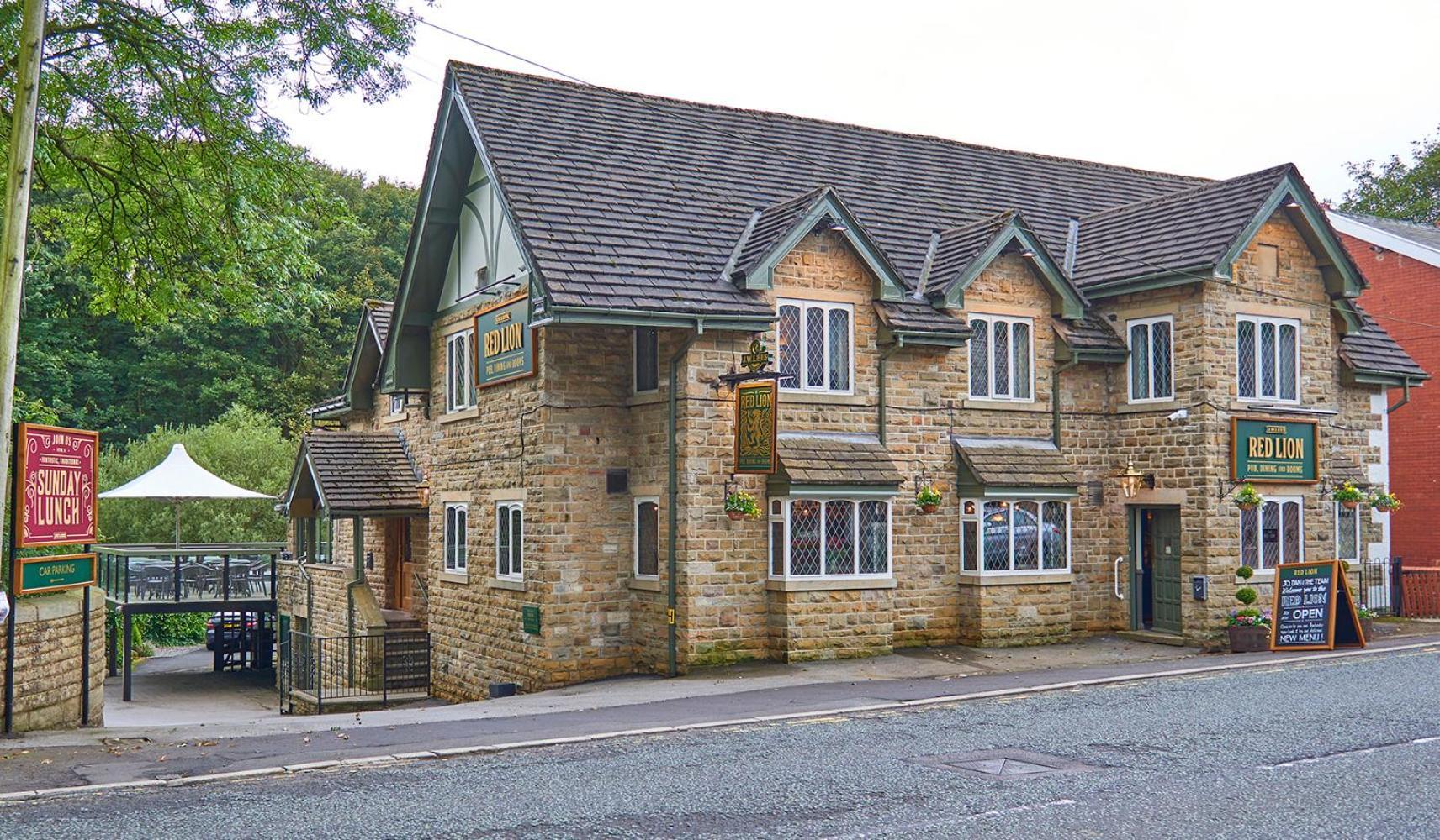 Hotel The Red Lion Hawkshaw Bury  Esterno foto